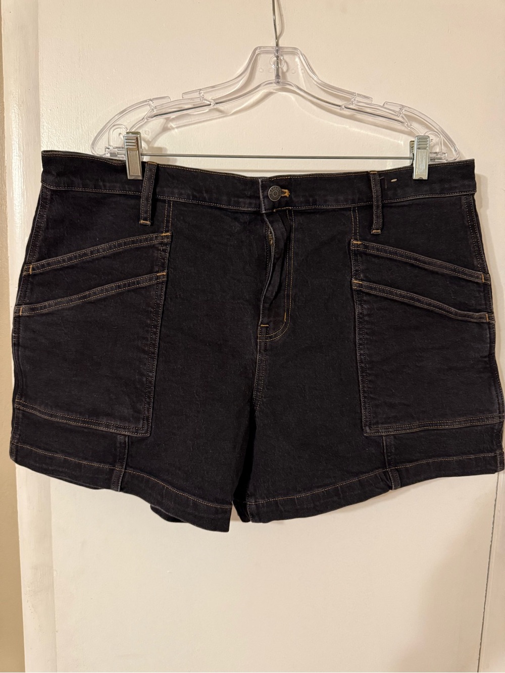 Madewell Black Women's Utility Denim Shorts